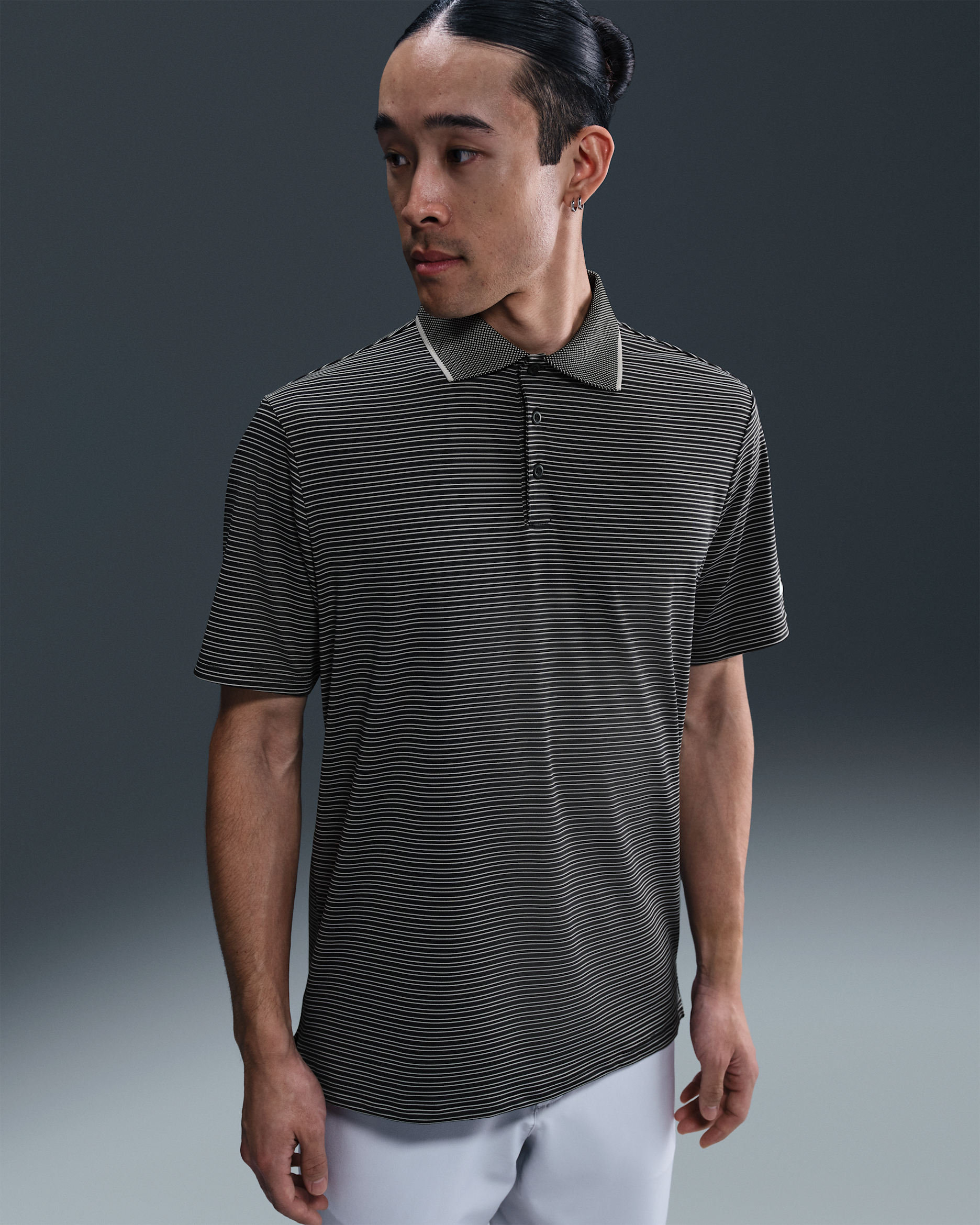 Nike Tour Men's Dri-FIT Striped Golf Polo. Nike JP